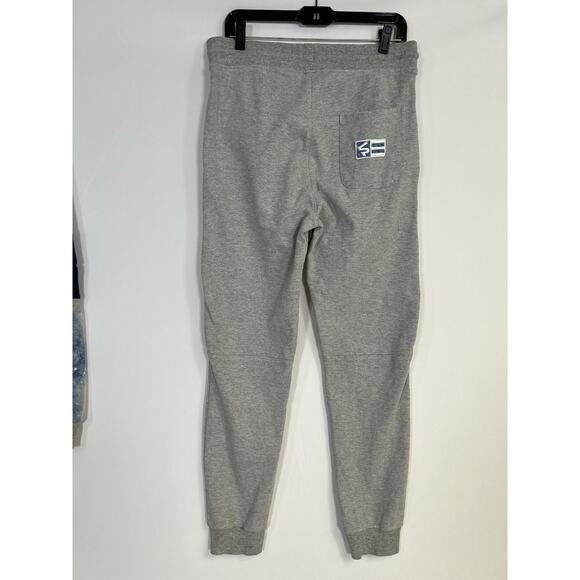 Vintage Y2K South Pole Sweatsuit Mens M Light Gray Track Suit Zip Jacket Pants - Picture 12 of 16